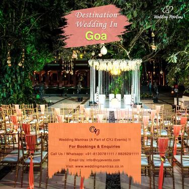Destination Wedding in Goa Book Top Wedding Venues with CYJ