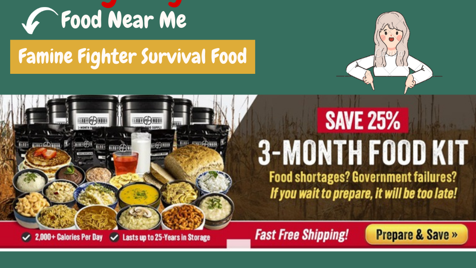 Famine Fighter Food Kit 🌿- Emergency Healthy food near me